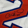 Autographed/Signed Allan Houston New York White Basketball Jersey PSA/DNA COA by Hall of Fame Sports Memorabilia