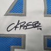 Autographed/Signed Amon-Ra St. Brown Detroit Current Blue Football Jersey Beckett BAS COA by Hall of Fame Sports Memorabilia