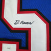 Framed Autographed/Signed Greg Rousseau 35x39 Buffalo Blue Football Jersey JSA COA by Hall of Fame Sports Memorabilia