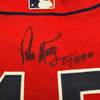 Autographed/Signed Pedro Martinez "CY 97-99-00" Boston Red Baseball Jersey JSA COA