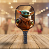 Din Grogu - Baby Yoda - Mandalorian- Pickleball Paddle by The Mad Pickler