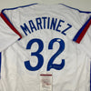 Autographed/Signed Dennis Martinez Montreal White Baseball Jersey JSA COA by Hall of Fame Sports Memorabilia