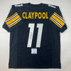Autographed/Signed Chase Claypool Pittsburgh Black Football Jersey Beckett BAS COA