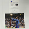 Autographed/Signed Lionel Leo Messi FC Barcelona 12x16 Soccer Photo Beckett BAS COA #3