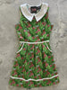 Flowers Collared Dress by Retrolicious