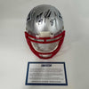 Autographed/Signed Rob Gronkowski New England Patriots Mini Football Helmet Steiner COA
