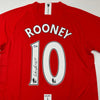 Autographed/Signed Wayne Rooney Manchester United Red 2008 Soccer Jersey Beckett BAS COA