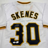 Autographed/Signed Paul Skenes Pittsburgh White Baseball Jersey JSA COA