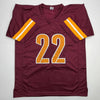 Autographed/Signed Bill Jacory Croskey-Merritt Washington Burgundy Football Jersey Beckett BAS COA by Hall of Fame Sports Memorabilia