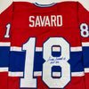 Autographed/Signed Serge Savard HOF 86 Montreal Red Hockey Jersey JSA COA by Hall of Fame Sports Memorabilia