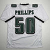 Autographed/Signed Jaelan Phillips Philadelphia White Football Jersey PSA/DNA COA by Hall of Fame Sports Memorabilia