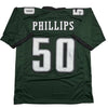 Autographed/Signed Jaelan Phillips Philadelphia Midnight Green Football Jersey PSA/DNA COA by Hall of Fame Sports Memorabilia