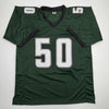 Autographed/Signed Jaelan Phillips Philadelphia Midnight Green Football Jersey PSA/DNA COA by Hall of Fame Sports Memorabilia