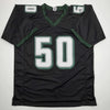 Autographed/Signed Jaelan Phillips Philadelphia Black Football Jersey PSA/DNA COA by Hall of Fame Sports Memorabilia