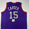 Autographed/Signed Vince Carter Toronto Purple Basketball Jersey PSA/DNA COA