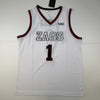 Autographed/Signed Jalen Suggs Gonzaga White College Basketball Jersey JSA COA