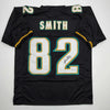 Autographed/Signed Jimmy Smith Jacksonville Black Football Jersey Beckett BAS COA by Hall of Fame Sports Memorabilia