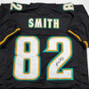 Autographed/Signed Jimmy Smith Jacksonville Black Football Jersey Beckett BAS COA by Hall of Fame Sports Memorabilia