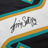 Autographed/Signed Jimmy Smith Jacksonville Black Football Jersey Beckett BAS COA by Hall of Fame Sports Memorabilia