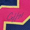 Autographed/Signed Clyde Edwards-Helaire Kansas City Black Football Jersey Beckett BAS COA