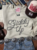 Giddy Up Twisted Rope Graphic Sweatshirt by Wild Junkie