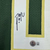 Framed Autographed/Signed Damian Lillard 35x39 Milwaukee Green Basketball Jersey Beckett BAS COA #2