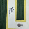 Framed Autographed/Signed Damian Lillard 35x39 Milwaukee Green Basketball Jersey Beckett BAS COA #2 by Hall of Fame Sports Memorabilia
