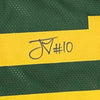 Autographed/Signed Jordan Love Green Bay Color Rush Football Jersey Beckett BAS COA by Hall of Fame Sports Memorabilia