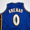 Autographed/Signed Gilbert Arenas Washington Blue Basketball Jersey Beckett BAS COA by Hall of Fame Sports Memorabilia