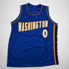 Autographed/Signed Gilbert Arenas Washington Blue Basketball Jersey Beckett BAS COA by Hall of Fame Sports Memorabilia