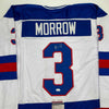 Autographed/Signed Ken Morrow Team USA Miracle On Ice 1980 White Hockey Jersey JSA COA