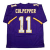 Autographed/Signed Daunte Culpepper Minnesota Purple Football Jersey Beckett BAS COA by Hall of Fame Sports Memorabilia