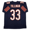 Autographed/Signed Charles Tillman Peanut Chicago Blue Football Jersey Beckett BAS COA by Hall of Fame Sports Memorabilia