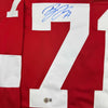 Autographed/Signed Dylan Larkin Detroit Red Hockey Jersey Beckett BAS COA by Hall of Fame Sports Memorabilia