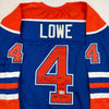 Autographed/Signed Kevin Lowe "HOF 2020" Edmonton Blue Hockey Jersey Beckett BAS COA