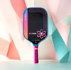Proton Project Flamingo Blue/Pink Elongated 15MM Paddle & Cover by The Mad Pickler