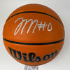 Autographed/Signed Tyrese Maxey Philadelphia 76ers Sixers Full Size Wilson Basketball JSA COA