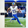 Autographed/Signed Puka Nacua Los Angeles LA Rams 16x20 Football Photo Fanatics COA
