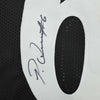 Framed Autographed/Signed Patrick Queen 35x39 Pittsburgh Black Football Jersey JSA COA
