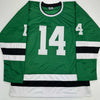 Autographed/Signed Jamie Benn Dallas Green Retro Hockey Jersey JSA COA