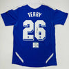 Autographed/Signed John Terry Chelsea FC 2012 Final Blue Soccer Futbol Jersey Beckett BAS COA