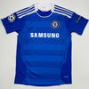 Autographed/Signed John Terry Chelsea FC 2012 Final Blue Soccer Futbol Jersey Beckett BAS COA