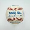 Autographed/Signed Nolan Ryan Rawlings Official American League Baseball ROAL JSA COA