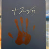 2025 Panini Instant Impressions NFL TreVeyon Henderson #II-13 18x24 Hand Print Autographed Auto /10 New England Patriots Rookie RC Oversized Football Card by Hall of Fame Sports Memorabilia