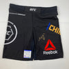 Autographed/Signed Khamzat Borz Chimaev UFC MMA Ultimate Fighting Black Trunks PSA/DNA COA