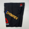Autographed/Signed Khamzat Borz Chimaev UFC MMA Ultimate Fighting Black Trunks PSA/DNA COA