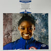 Autographed/Signed Simone Biles Olympic Gymnast 8x10 Gymnastics Photo Beckett BAS COA #13