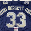 Autographed/Signed Tony Dorsett Dallas Dark Blue Football Jersey JSA COA