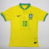 Autographed/Signed Neymar Jr. Brazil Soccer Futbol Jersey Beckett BAS COA