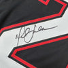 Autographed/Signed Marshall Faulk San Diego State Black Stat College Football Jersey JSA COA